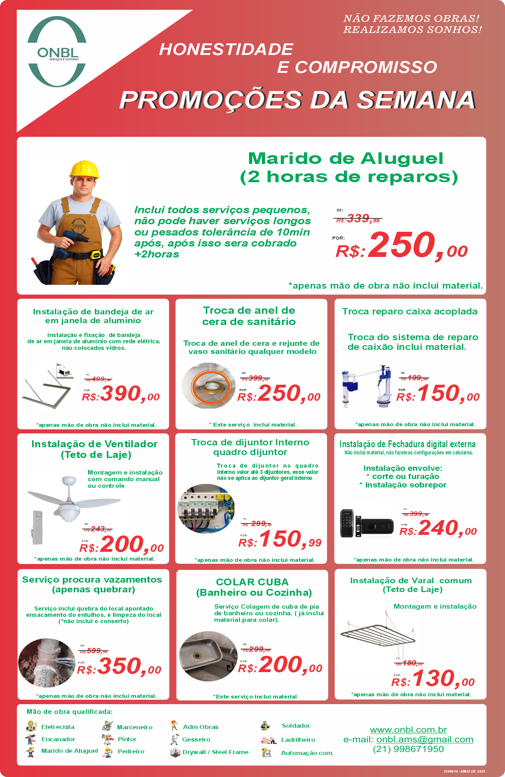 Página do catálogo